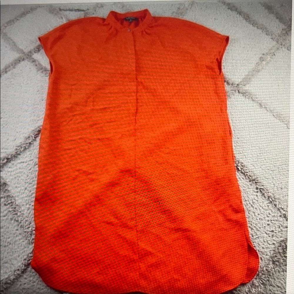 Women’s orange dress